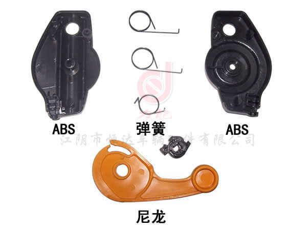Trimmer tensioner pulley line of control switch